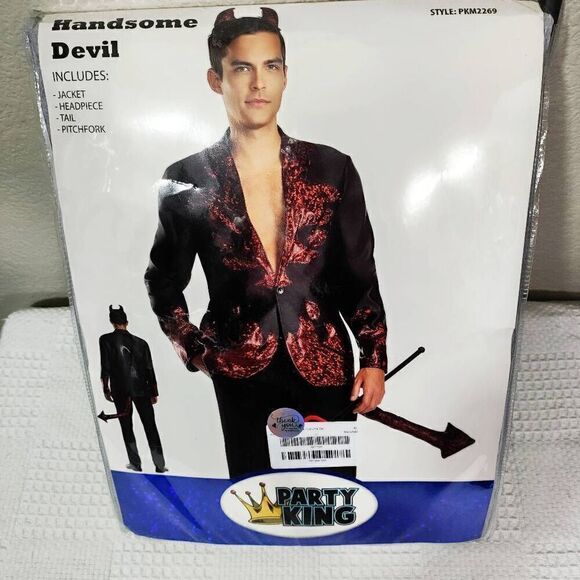 Party King Devil Costume -C - Picture 3 of 7
